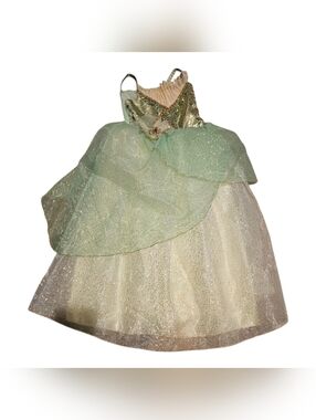 Sparkling Mint & Ivory Tulle Princess Dress
